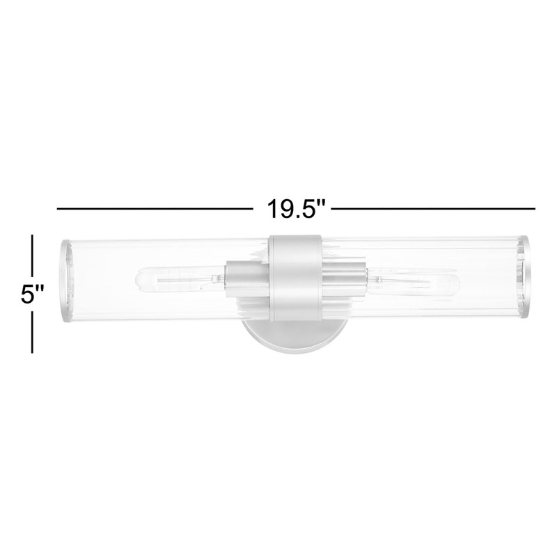 Blaugh Steel Semi Flush Mounted Sconce, Satin Brass