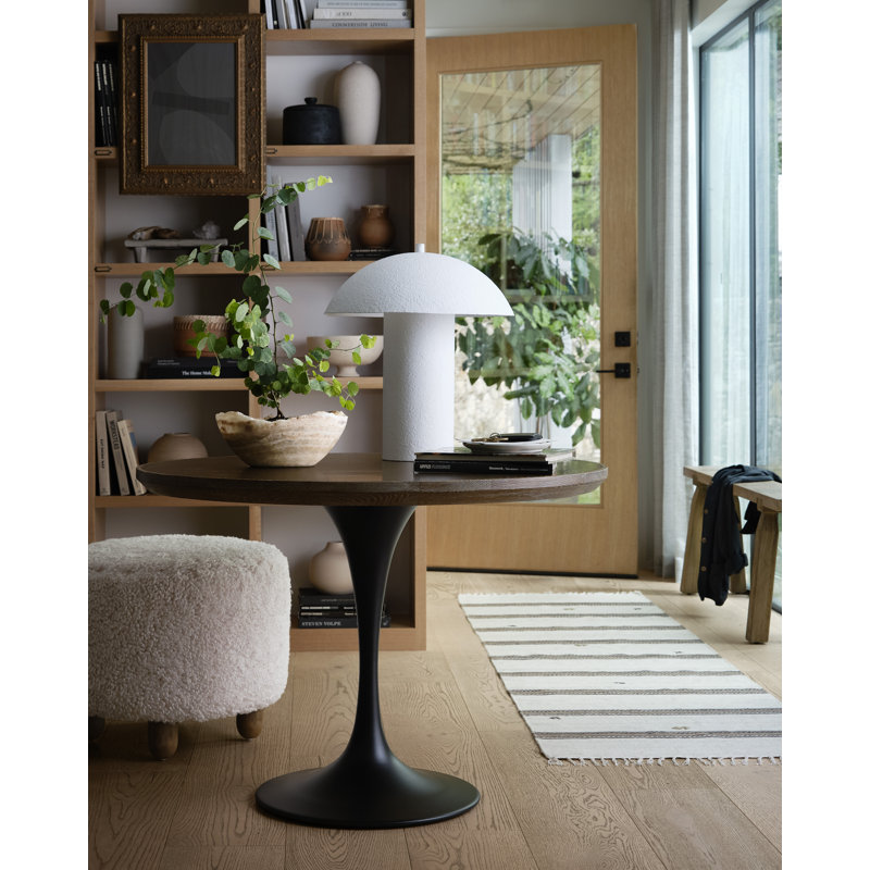 Santorini Table Lamp, Matte White Plaster