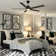60'' 5-Blade LED Smart Standard Ceiling Fan With Light Kit Included, Remote Control 