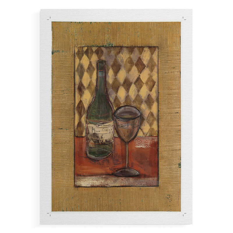 A Fine Wine I - Impression sur toile seulement - NON-CADRE, H 18 po x l 12 po