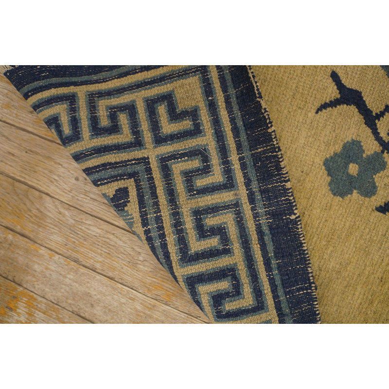Antique Peking Hallway Runner Wool Beige, Blue Rug