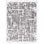 Tapis à poils longs gris / blanc-328422121