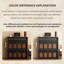 Armoire à chaussures extensible 33,07 po brun-noir - Rangement de vestibule à largeur réglable, conception peu encombrante-1230683776