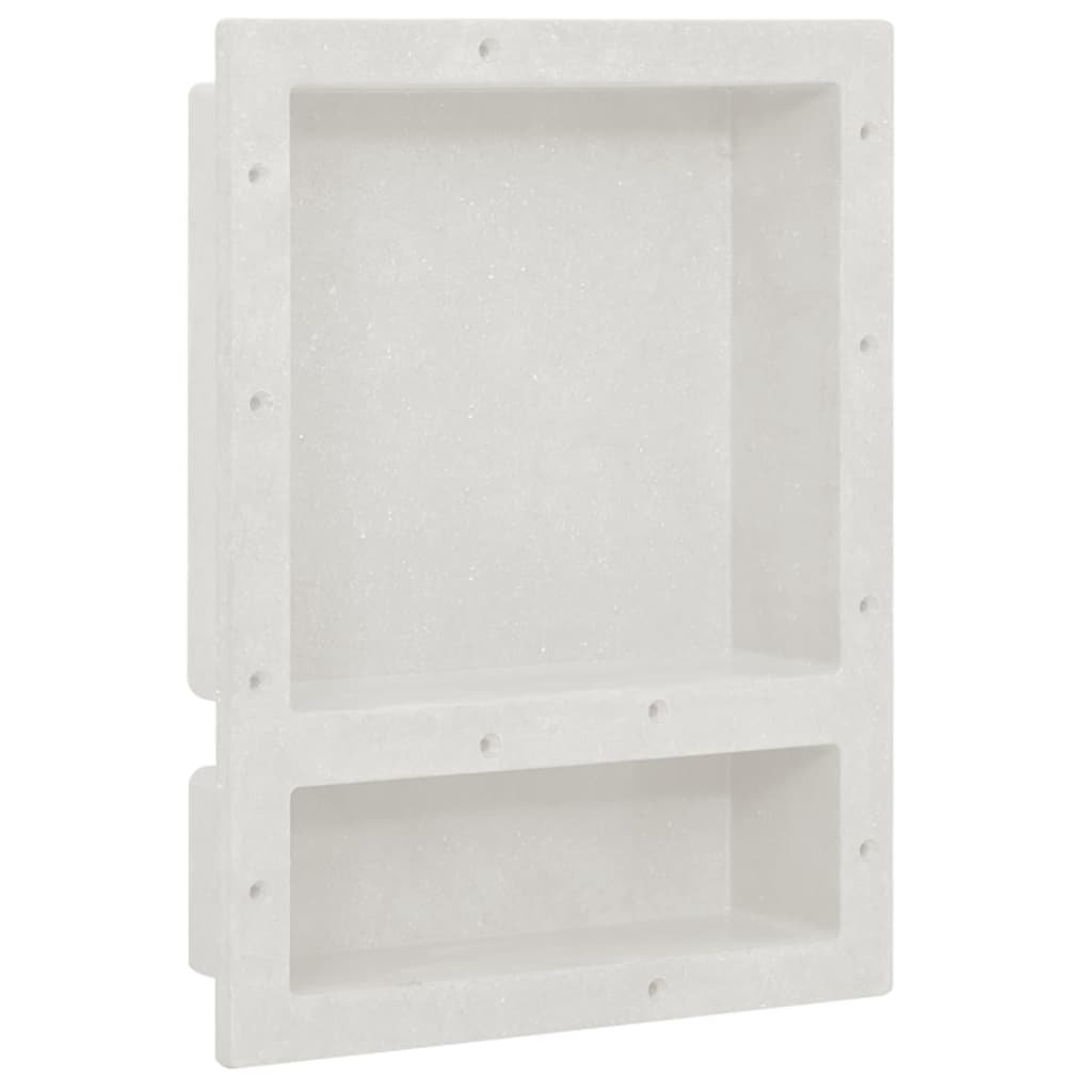 Belfry Bathroom Shower Niche with 2 Compartments