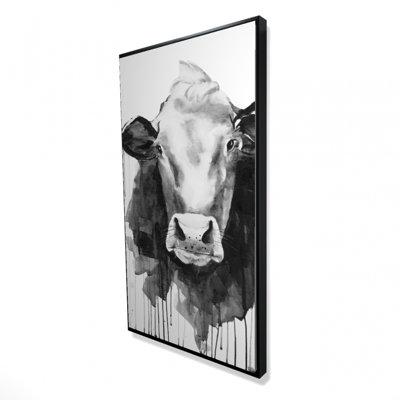 Cow - 24"x48" Framed canvas
