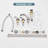 Widespread Faucet 2-handle Bathroom Faucet with Drain 1.2 GPM-91270343