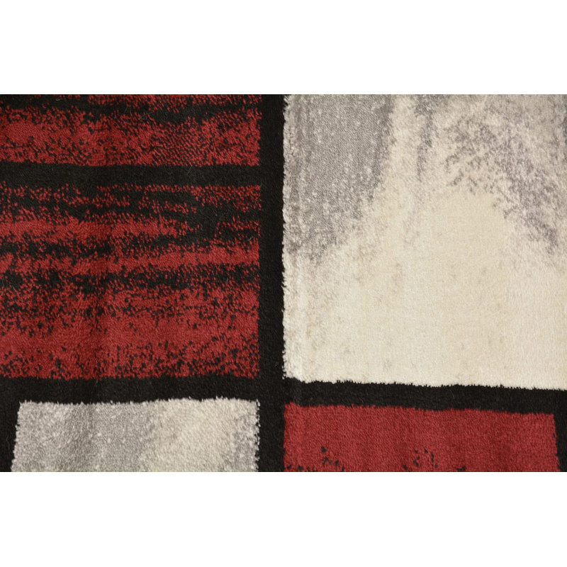 Gallery Geometric Gray Area Rug, Rectangle 7'10" x 9'10"