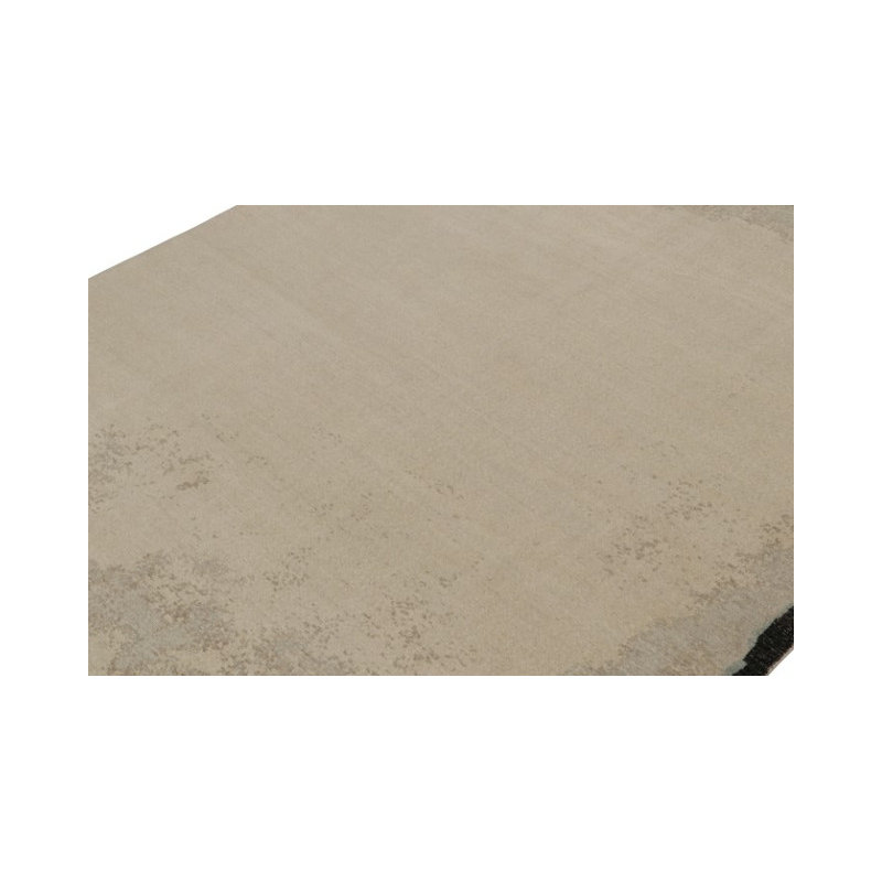Distressed Homage Hand Knotted Wool Abstract Area Rug, Rectangle 13' x 18'