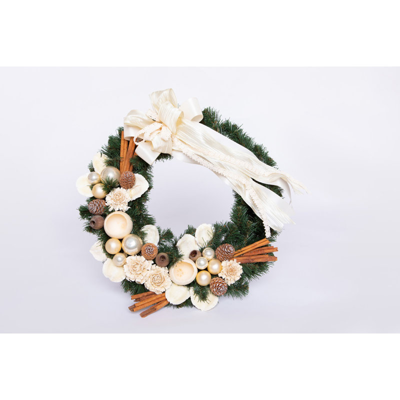 Faux Mixed Assortment 45cm Wreath
