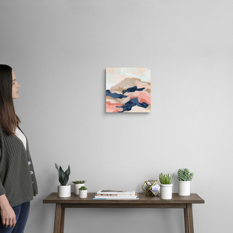 «Dappled Mesa II» par June Erica Vess - reproduction de photo, H 12 po x l 12 po x P 1,25 po, Toile tendue