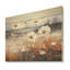 Champ captivant de fleurs - Art mural en bois sur bois de pin naturel-774855325