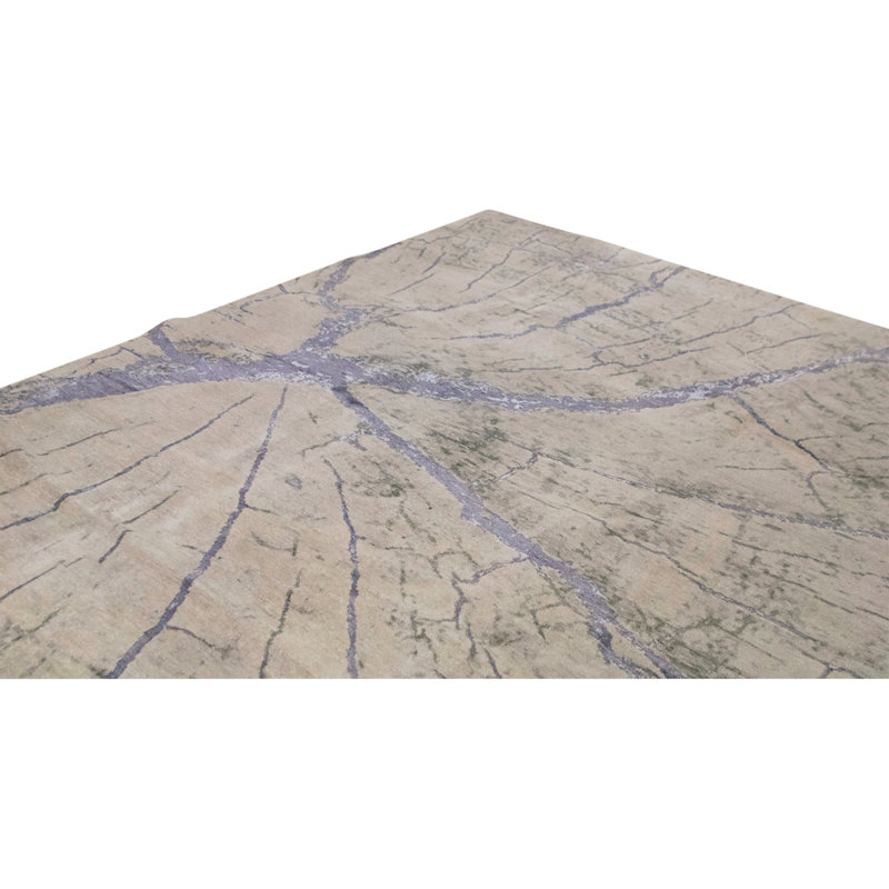 Tapis rectangulaire noué à la main