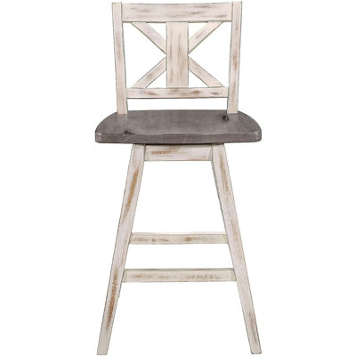 Sheila Swivel 24" Counter Stool by One Allium Way