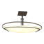 Mackintosh 2 - Light 23.6" Simple Bowl Semi Flush Mount-6337750