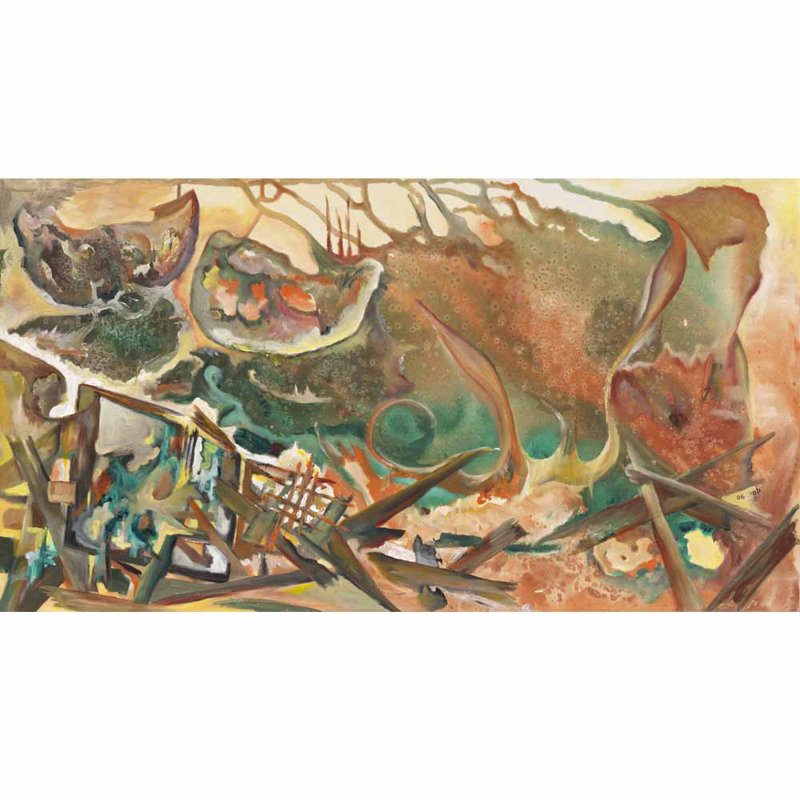 Adhésif décoratif Yosi Amir XXXV, H 24 po x l 13 po