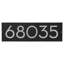 Floating 1-Line Wall Address Plaque-494518925-494523285-494519021