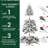 5 FT. PE&PVC Flocked Christmas Tree