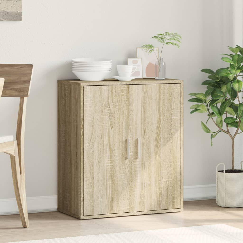 Vidaxl Sideboard Grau Sonoma 79X38x80 Cm Holzwerkstoff