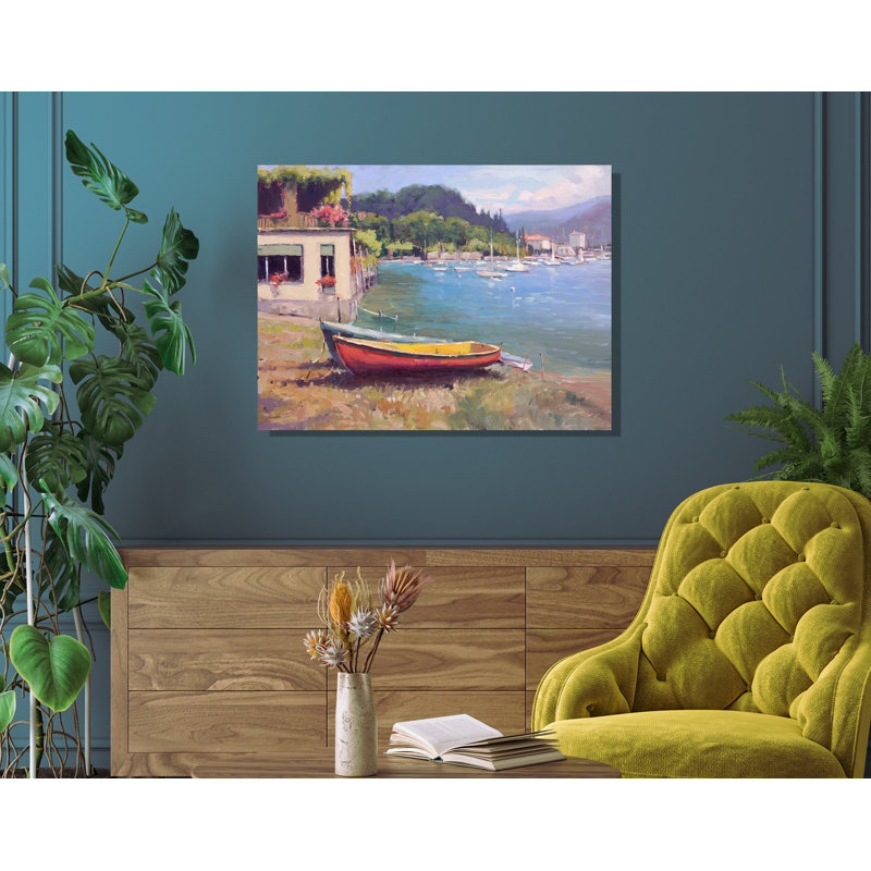 Grecque - reproduction d'art sur toile, H 30 po x l 40 po x P 2 po, Unframed