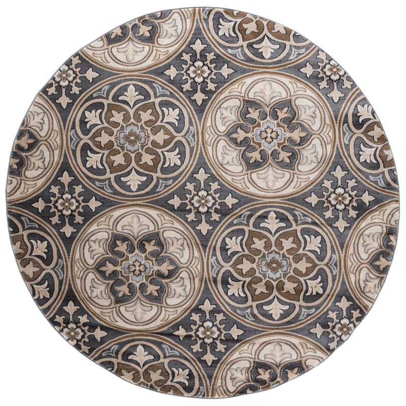 Klose Performance Geometric Rug, Round 8'