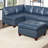 Siyani Contemporary Genuine Leather 1pc Armless Chair Tufted Seat Accent Chair Living Room Reading Chair
