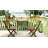 Jceon Rectangular Acacia Outdoor Balcony Table , 17'' in. W 27'' in. D