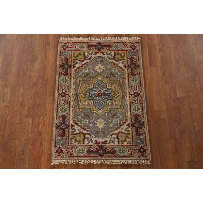 Tapis oriental gris traditionnel 2x3