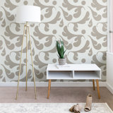 Camilla Foss Playful Grey Wallpaper