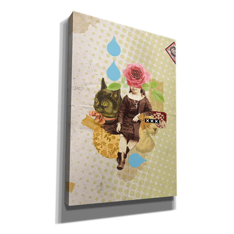 'Childhood' by Elo Marc, Canvas Wall Art, 26" H x 18" W x 0.75" D