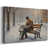 Toile naturelle avec cadre flottant
