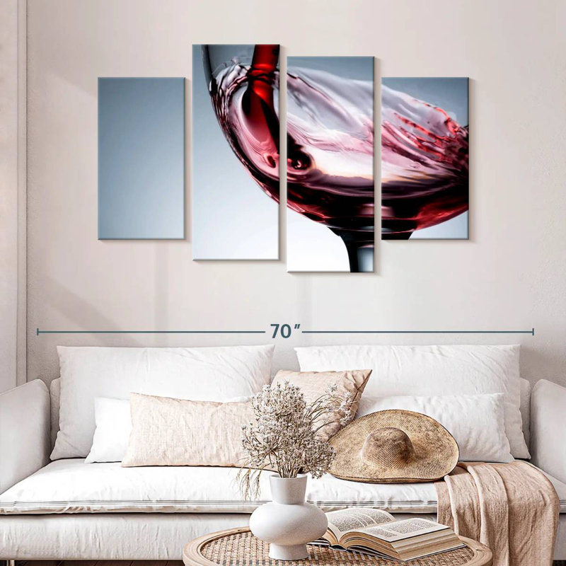 Yarlin Decanting Red Wine, 32" H x 52" W