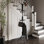 METAL FREESTANDING COAT RACK IN BLACK
