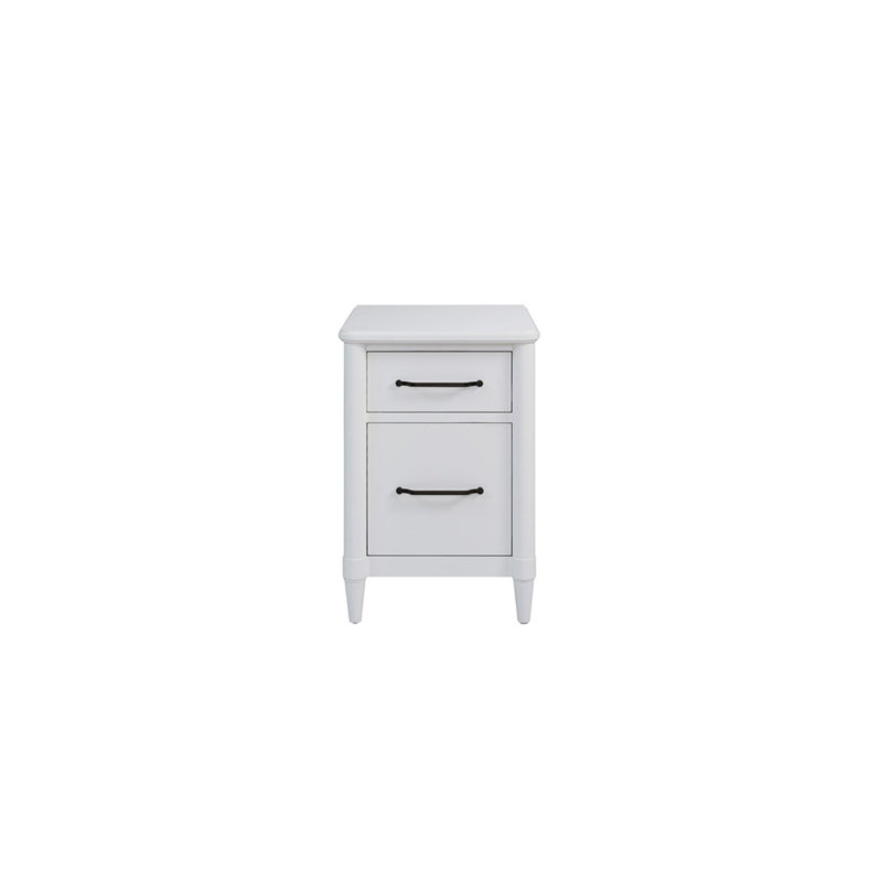 Classeur 2 tiroirs - Blanc, Blanc