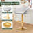 Anastacio Swivel Upholstered Adjustable Height Counter Stool with Metal Frame,Bar Stools with Footrest, Kitchen Island Chairs for Dining Room, Home Bar, Cafe-382065714-388507038