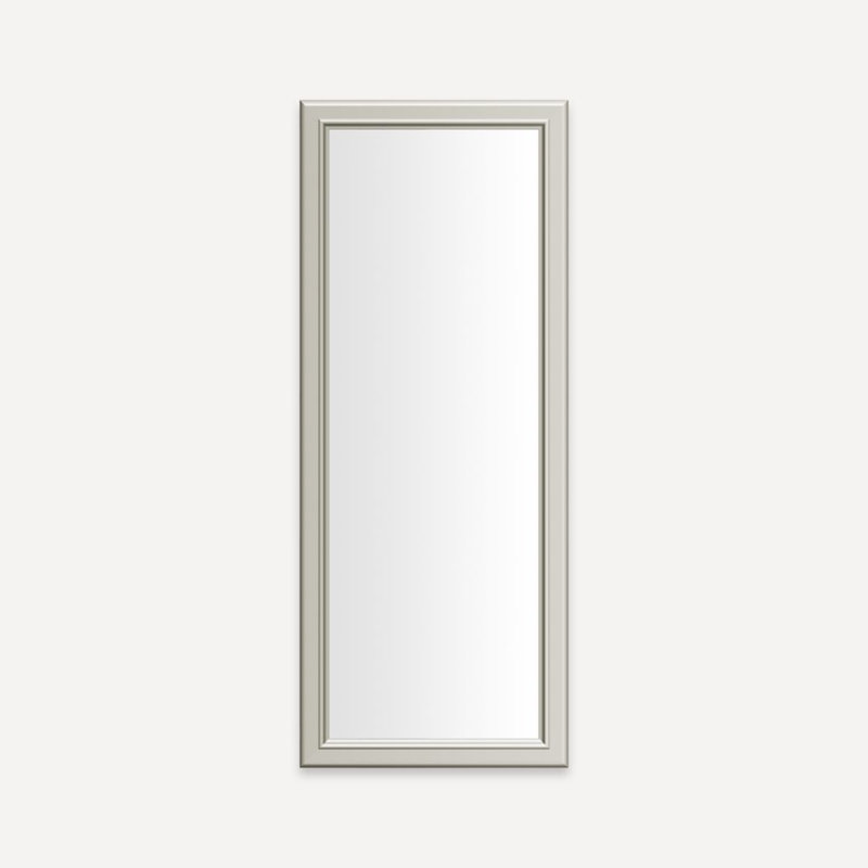 Miroir de salle de bain Main Line, Nickel poli, 40 po x 16 po