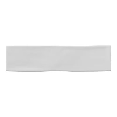 Carrelage mural en céramique gris mat 3 x 12