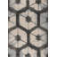 Shibori Hand Knotted Wool Area Rug in Ivory/Gray-339813536