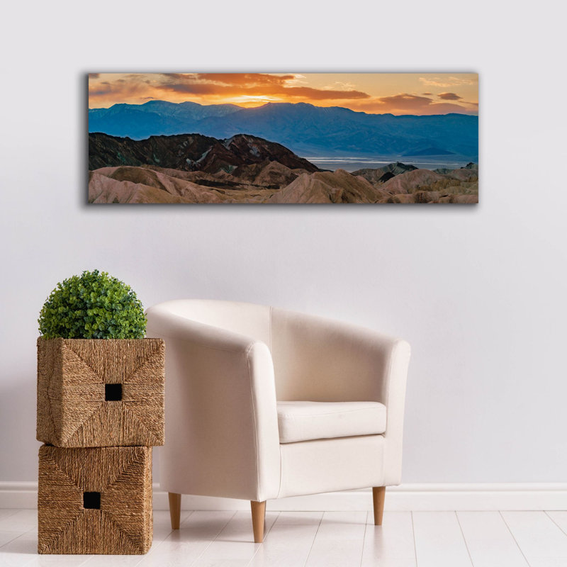  «Mort Valley Gold Sunset» par Epic Portfolio, art mural 60 po x 20 po