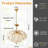 Mid-Century Modern 6-light Dimmable Tiered Crystal Chandelier Luxury-346289785-346289787