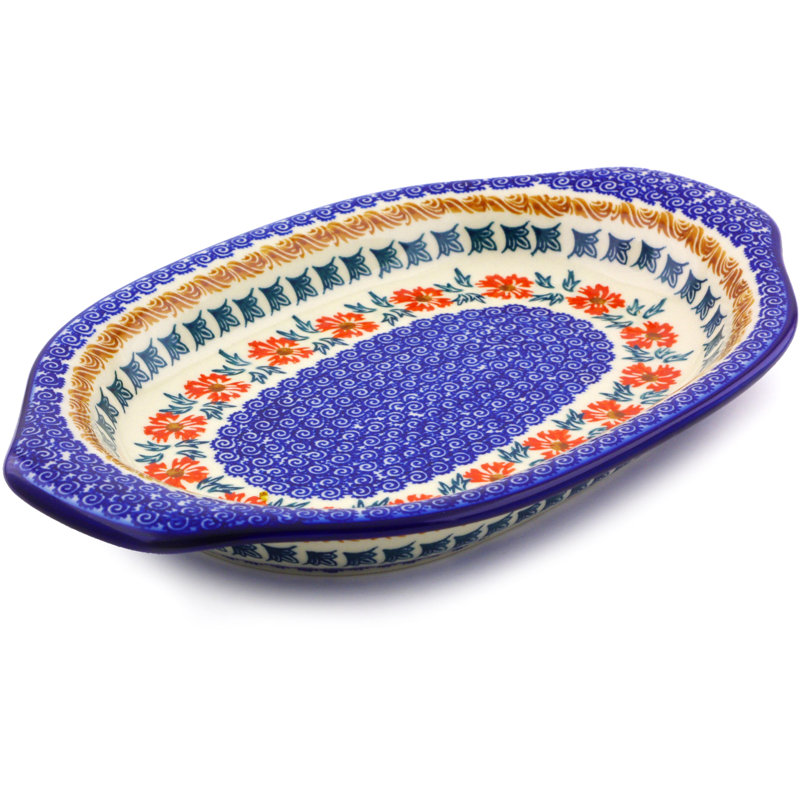 Polish Pottery Stoneware Platter