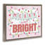 Cadre flottant rose pastel Merry & Bright, design par Nicole Tamarin-116282477-116282478