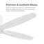 Ventilateur de plafond encastré standard à 5 pales en bois massif avec télécommande-150353802-150353805