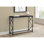 Table d'appoint, console, vestibule, étroit, canapé, salon, chambre à coucher, stratifié, métal noir, contemporain, moderne
