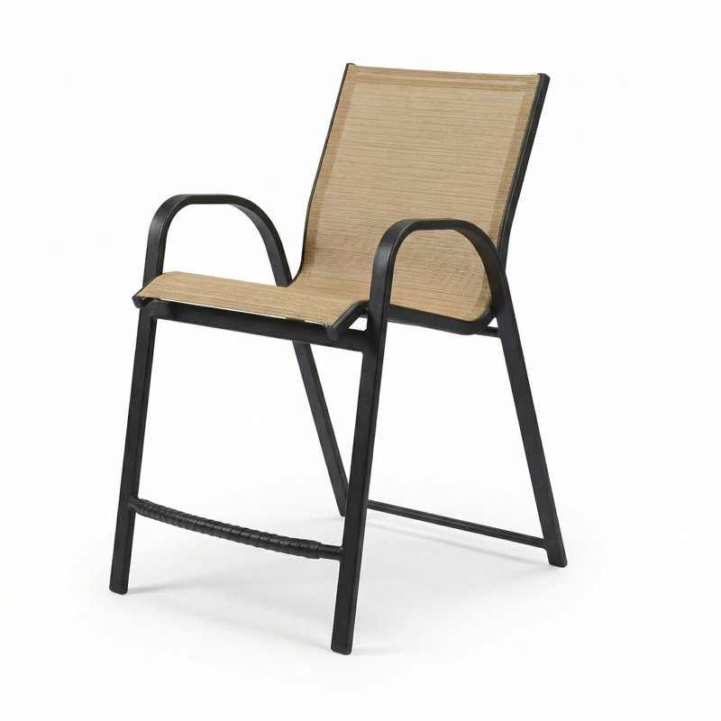 Tabouret de bar Windward, Destiny Sand II / noir mat