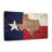 State Map Over Texas Flag Canvas Print-1506776831