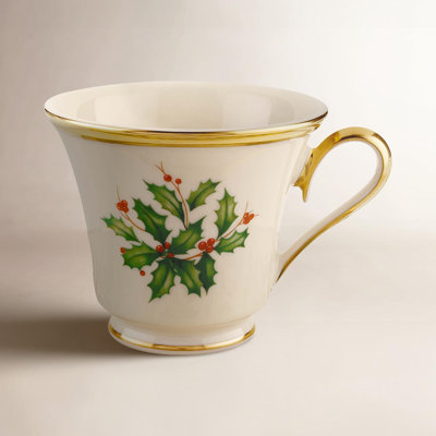 Holiday Porcelain Teacup