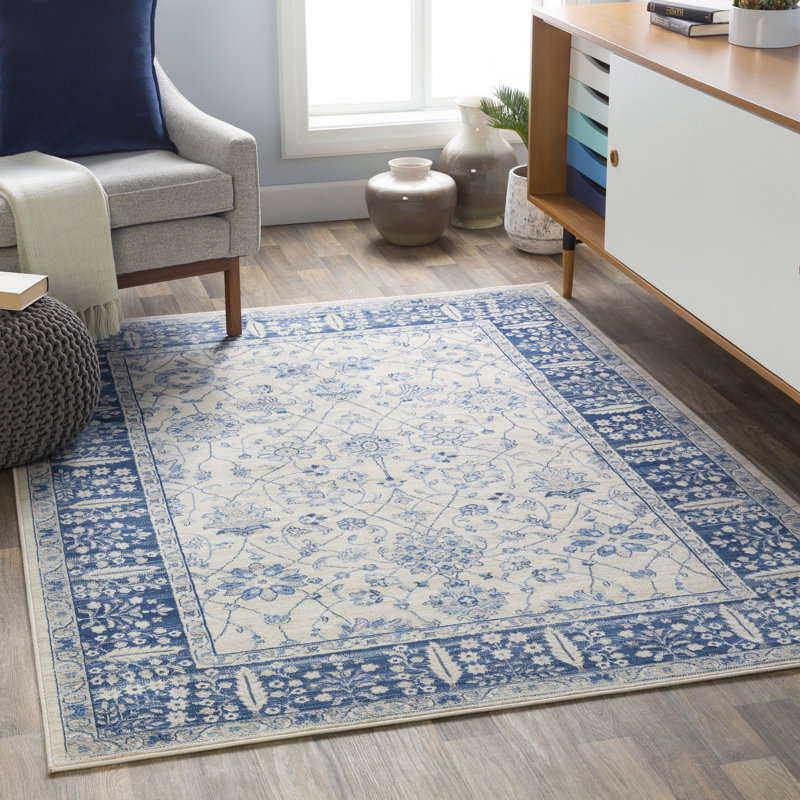 Swaney Geometric Indoor Rug, Rectangle 6'7" x 9'6"