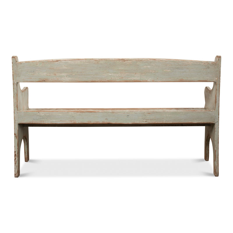 Arlo Solid Wood Bench, Green