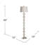 Lampe sur pied 59 po Cecil