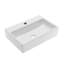 Lavabo vasque rectangulaire en céramique Claire 20-71103521